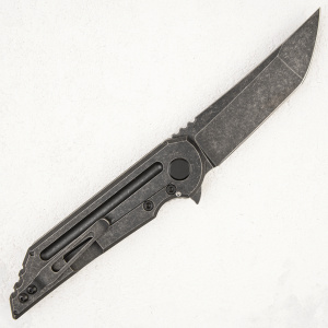 Нож Hoback Knives Kwaiback Black Fallout, 20CV, Titanium - складной туристические ножи из стали Нож Hoback Knives Kwaiback Black Fallout, 20CV, Titanium - складной туристические ножи из стали